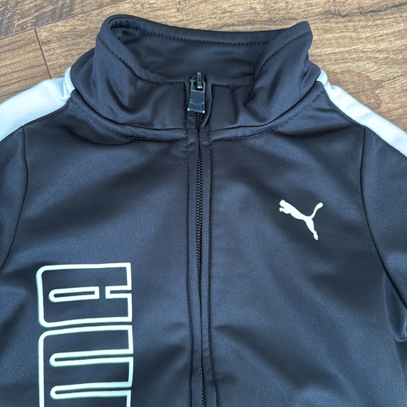 Puma toddler black track suit, jacket and pants, size 18 months - Picture 3 of 8